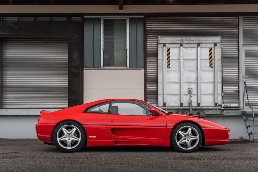 Ferrari F355, Ferrari 360, Ferrari, F430 oder Ferrari 458 Seitenansicht